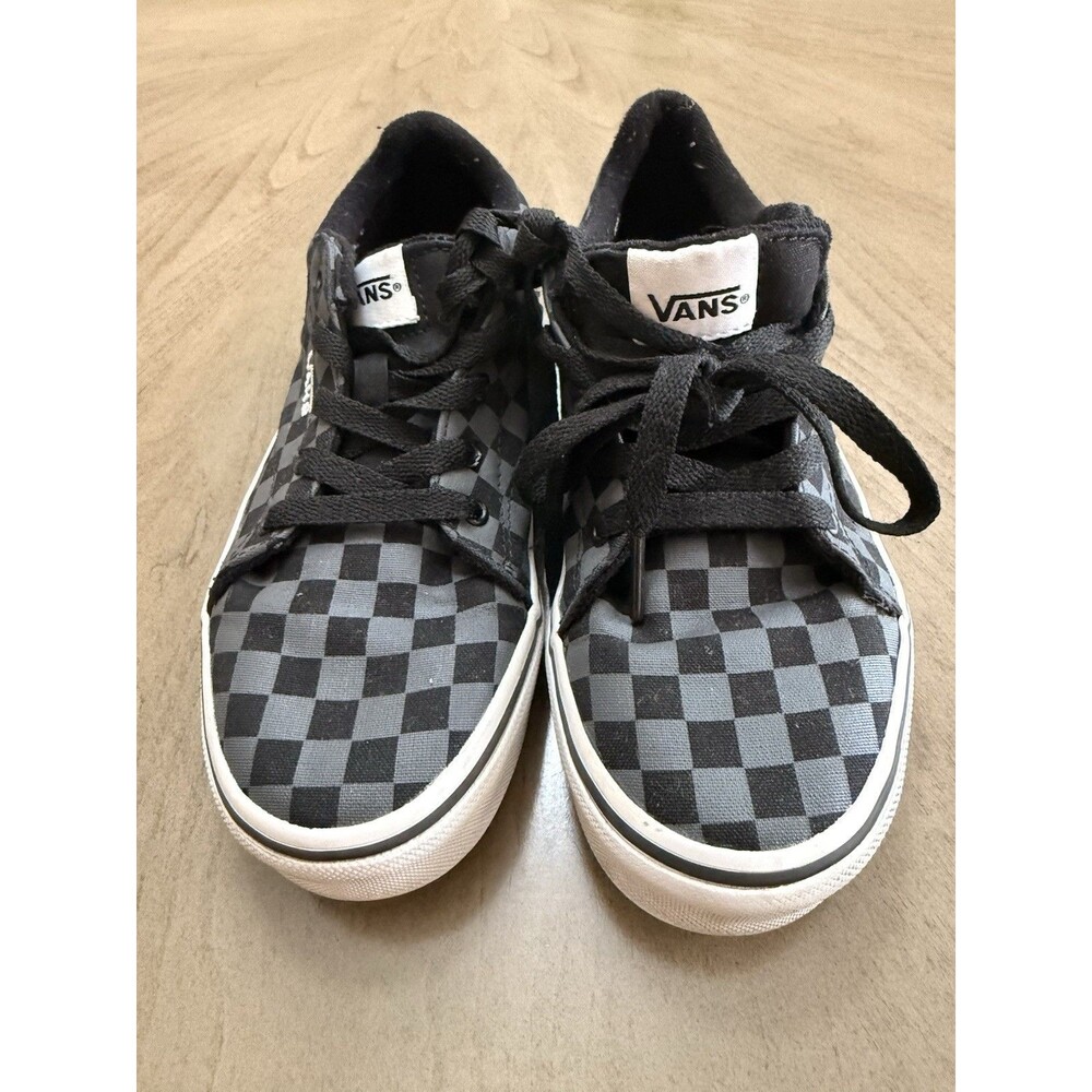 Vans Seldan Checkerboard Black/Pewter Shoes Youth Size 3